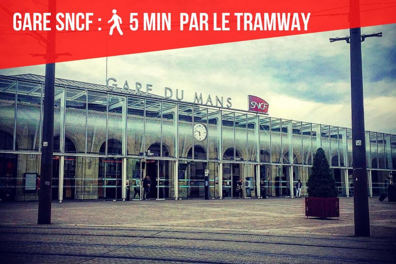 דירות לה מאנש Tramway 9 Jaures Cosy Proche Gare מראה חיצוני תמונה